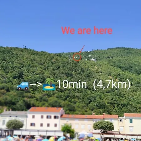 Pocitniska Hisa Morski Pogled Holiday home Moscenicka Draga